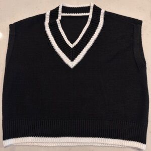 Vintage V-Neck Sweater Vest Size Small
